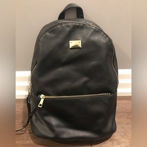 Call It Spring Black Faux Leather Bag Pack